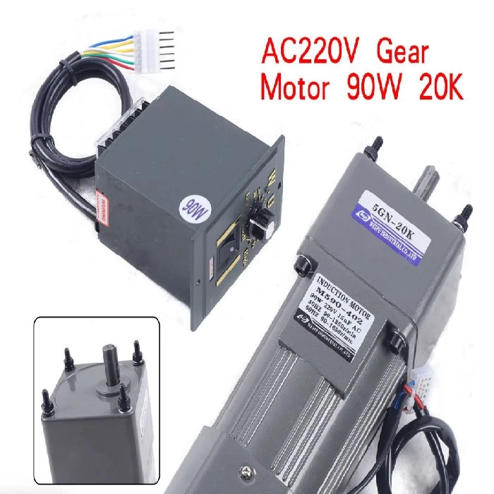 Motor AC 230V 90W z reduktorjem 1:20 in regulatorjem 55RPM